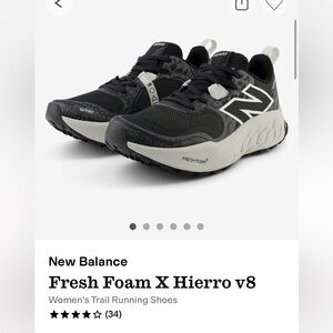 Fresh Foam X Hierro v8  double E width